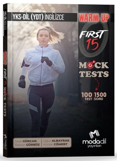 YKSDİL İngilizce WARM UP First 15 Mock Tests Modadil Yayınları Panda Fotokopi & Baskı Merkezi