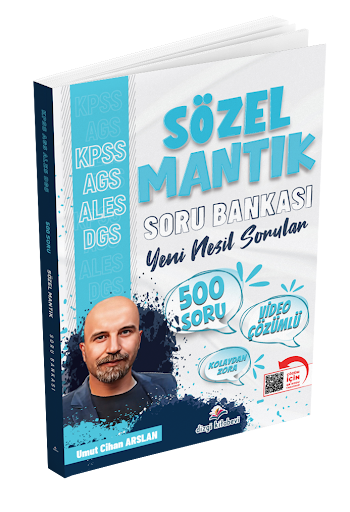 KPSS MEB-AGS ALES DGS Sözel Mantık Soru Bankası Çözümlü Dizgi Kitap Panda Fotokopi & Baskı Merkezi