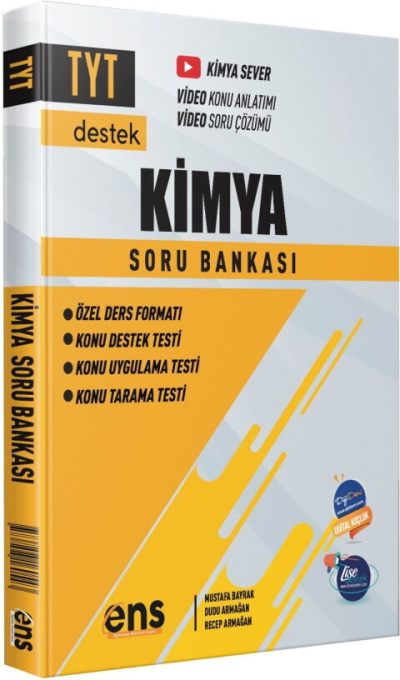 TYT Kimya Destek Soru Bankası ENS Yayıncılık Panda Fotokopi & Baskı Merkezi