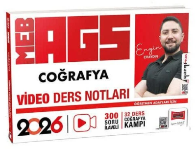 2026 MEB-AGS Coğrafya Video Ders Notları Yargı Yayınları Panda Fotokopi & Baskı Merkezi