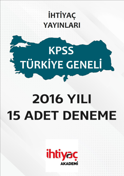 İHTİYAÇ AKADEMİ 15 ADET DENEME Panda Fotokopi & Baskı Merkezi