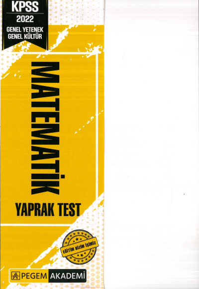 MATEMATİK YAPRAK TEST Panda Fotokopi & Baskı Merkezi