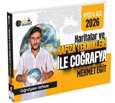 2026 MEB AGS KPSS Mehmet Eğit Haritalar ve Hafıza Teknikleriyle Coğrafya Eğit Akademi Panda Fotokopi & Baskı Merkezi