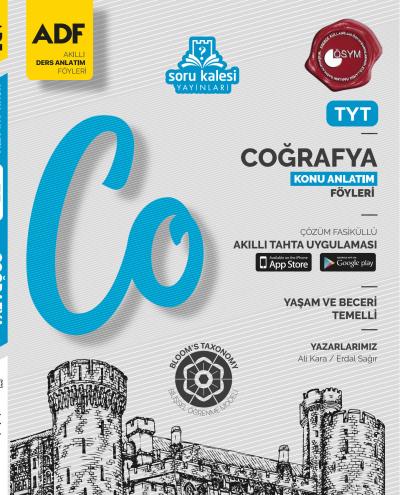 Soru Kalesi TYT Coğrafya ADF Konu Anlatım Föyleri Panda Fotokopi & Baskı Merkezi