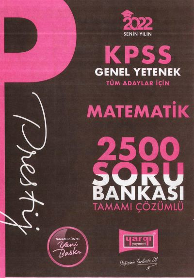 PRESTİJ MATEMATİK TAMAMI ÇÖZÜMLÜ SORU BANKASI Panda Fotokopi & Baskı Merkezi