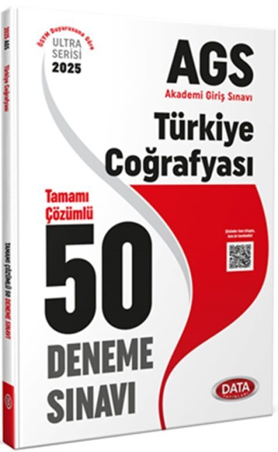 2025 AGS Türkiye Coğrafyası Tamamı Çözümlü 50 Deneme Sınavı Data Yayınları Panda Fotokopi & Baskı Merkezi