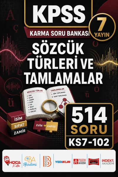 Sözcük Türleri ve Tamlamalar 7 Yayın 514 Soru Panda Fotokopi & Baskı Merkezi