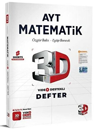 AYT Matematik Video Destekli Defter Panda Fotokopi & Baskı Merkezi