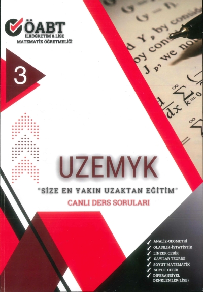 UZEMYK Canlı Ders Soruları İlköğretim Lise Mat Öğretmenliği Yüksel Keleş Panda Fotokopi & Baskı Merkezi