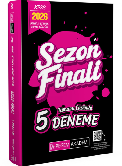 2026 KPSS Genel Yetenek Genel Kültür Sezon Finali Tamamı Çözümlü 5 Deneme Pegem Yayınları Panda Fotokopi & Baskı Merkezi