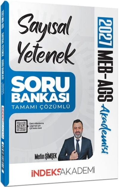 MEB-AGS Akademisi Sayısal Yetenek Soru Bankası Çözümlü Metin Şimşek İndeks Akademi Yayıncılık