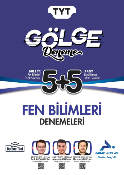 TYT Fen Bilimleri Gölge Deneme Paraf Yayınları Panda Fotokopi & Baskı Merkezi