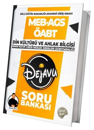 2025 ÖABT Din Kültürü ve Ahlak Bilgisi Dejavu Soru Bankası TKM Akademi Panda Fotokopi & Baskı Merkezi