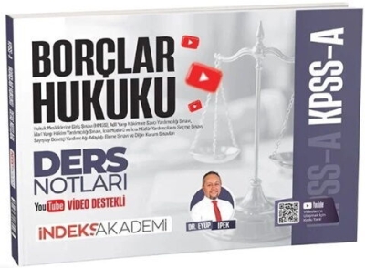 KPSS A Grubu Borçlar Hukuku Video Ders Notları - Eyüp İpek İndeks Akademi Yayıncılık Panda Fotokopi & Baskı Merkezi