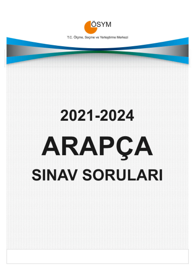 YDT ARAPÇA ÇIKMIŞ SINAV SORULARI (2021-2024) Panda Fotokopi & Baskı Merkezi