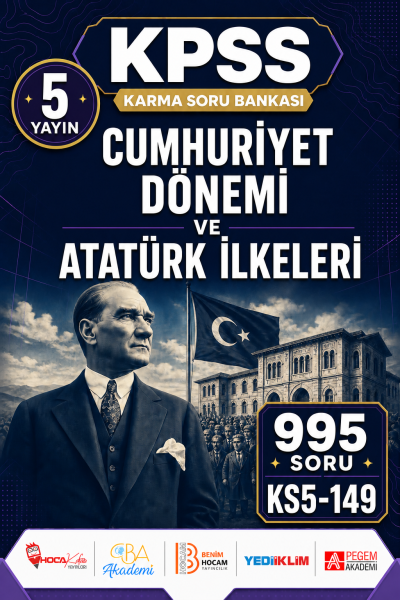 Cumhuriyet Dönemi ve Atatürk İlkeleri 5 Yayın 995 Soru