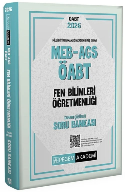 2026 MEB AGS ÖABT Fen Bilimleri Öğretmenliği Tamamı Çözümlü Soru Bankası Pegem Yayıncılık Panda Fotokopi & Baskı Merkezi