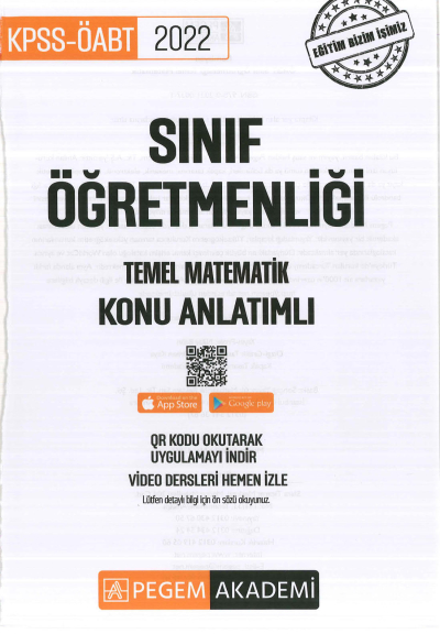 SINIF ÖĞRETMENLİĞİ TEMEL MATEMATİK KONU ANLATIMLI Panda Fotokopi & Baskı Merkezi