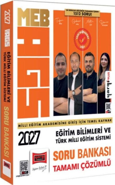 MEB-AGS Eğitim Bilimleri ve Türk Milli Eğitim Sistemi Tamamı Çözümlü Soru Bankası Yargı Yayınları Panda Fotokopi & Baskı Merkezi