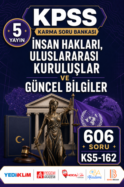 İnsan Hakları, Uluslararası Kuruluşlar ve Güncel Bilgiler 5 Yayın 606 Soru Panda Fotokopi & Baskı Merkezi