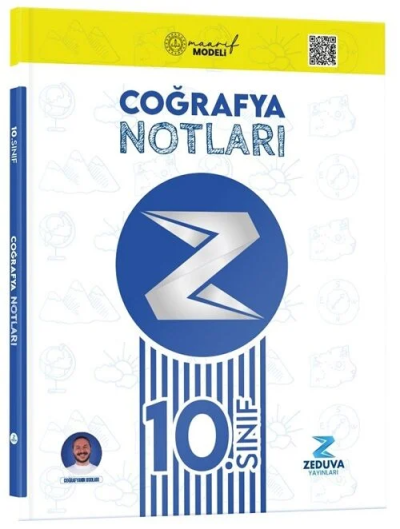 Coğrafyanın Kodları Maarif Modeli 10. Sınıf Coğrafya Notları Zeduva Yayınları Panda Fotokopi & Baskı Merkezi