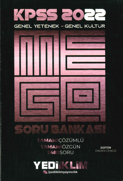 GKGY TÜM DERSLER TAMAMI ÇÖZÜMLÜ SORU BANKASI 2483 SORU