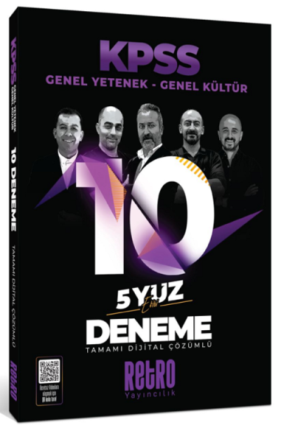 KPSS Genel Yetenek Genel Kültür 10 Lu Deneme Retro Yayıncılık Panda Fotokopi & Baskı Merkezi
