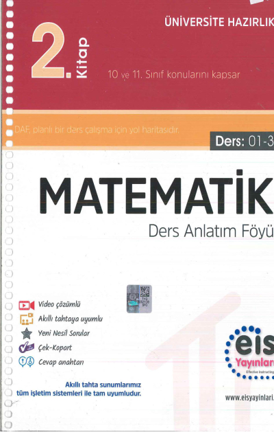 YKS Matematik Ders Anlatım Föyü 2 (10 ve 11. SInıf Konularını Kapsar)