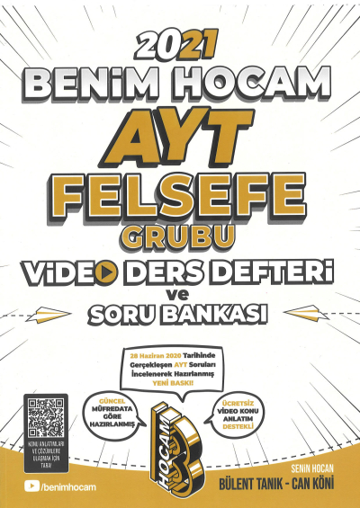 AYT FELSEFE GRB VİDEO DERS DEFTERİ VE SORU BANK Panda Fotokopi & Baskı Merkezi