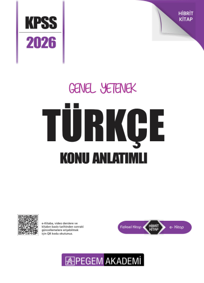 TÜRKÇE 2026 KPSS Genel Yetenek Genel Kültür Lisans Konu Anlatımlı Modüler Set Pegem Yayınları Panda Fotokopi & Baskı Merkezi