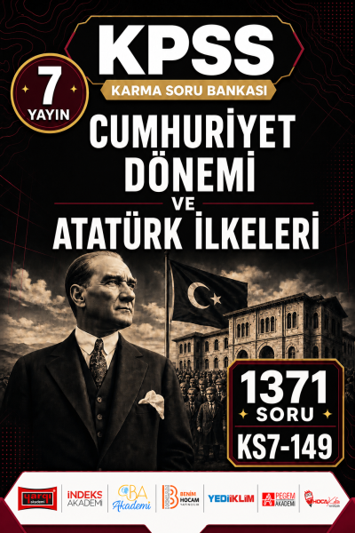 Cumhuriyet Dönemi ve Atatürk İlkeleri 7 Yayın 1371 Soru Panda Fotokopi & Baskı Merkezi