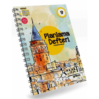 2024 Gri Koç Planlama Defteri Panda Fotokopi & Baskı Merkezi