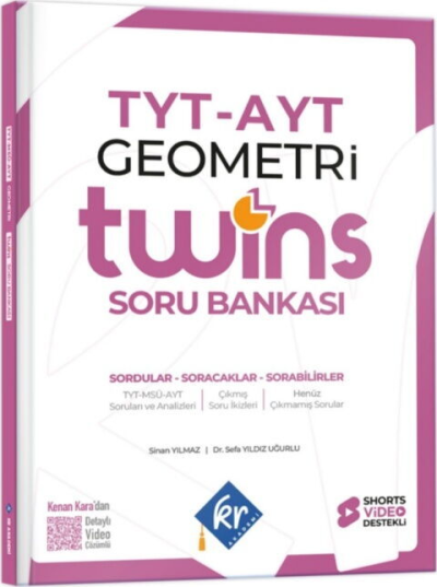 2027 TYT - AYT Twins Geometri Soru Bankası KR Akademi Panda Fotokopi & Baskı Merkezi