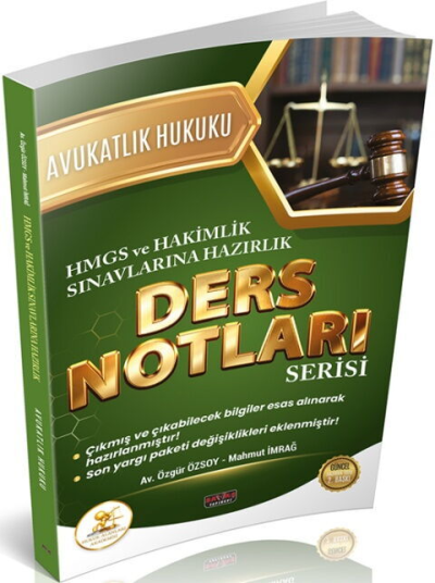 HUKAL HMGS HAKİMLİK Avukatlık Hukuku Ders Notları Savaş Yayınları Panda Fotokopi & Baskı Merkezi