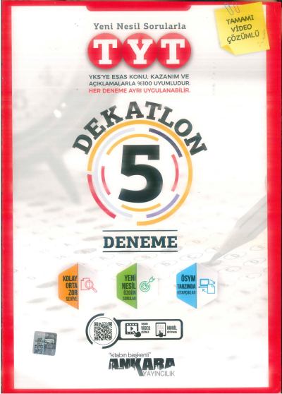 TYT DEKATLON 5 DENEME Panda Fotokopi & Baskı Merkezi