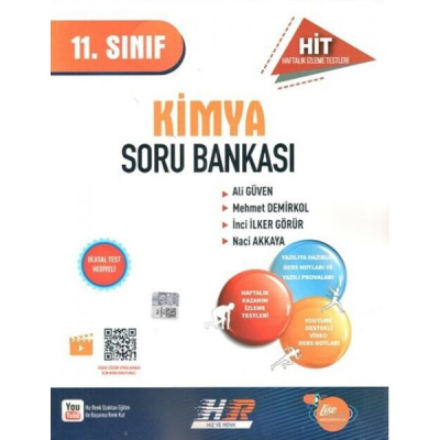 11. Sınıf Kimya HİT Soru Bankası Hız ve Renk Panda Fotokopi & Baskı Merkezi