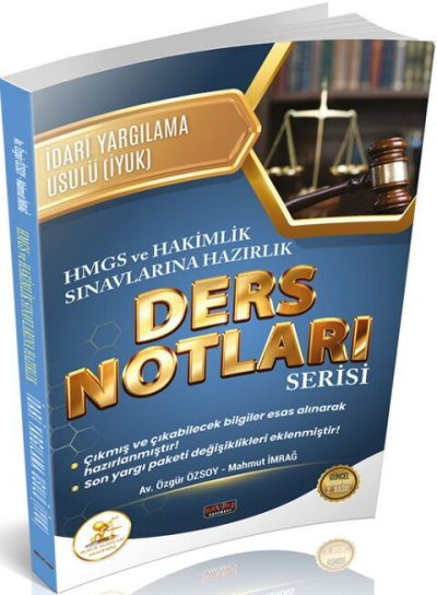 HUKAL HMGS HAKİMLİK İdari Yargılama Hukuku Ders Notları Savaş Yayınları