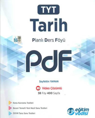 TYT Tarih Planlı Ders Föyü PDF Eğitim Vadisi Yayınları Panda Fotokopi & Baskı Merkezi