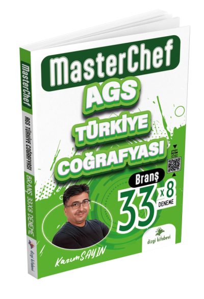 2025 MEB AGS Türkiye Coğrafyası Masterchef 33x8 Deneme Çözümlü Dizgi Kitap