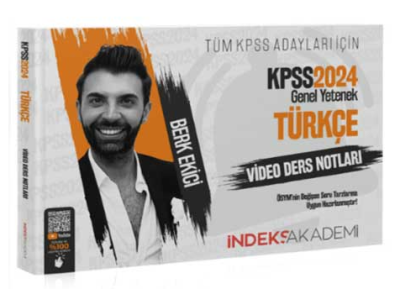 TÜRKÇE VİDEO DERS NOTLARI İNDEKS AKADEMİ BERK EKİCİ Panda Fotokopi & Baskı Merkezi