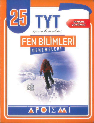 TYT Fen Bilimleri 25 Deneme Apotemi Yayınları