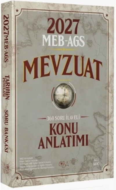MEB AGS Mevzuat Konu Anlatımı CBA Yayınları Panda Fotokopi & Baskı Merkezi