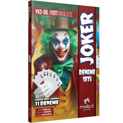 YKS DİL Joker 11 Deneme Seti Modadil Yayınları Panda Fotokopi & Baskı Merkezi