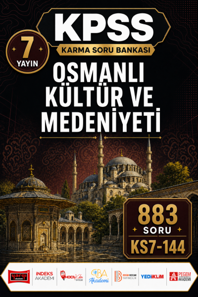 Osmanlı Kültür ve Medeniyeti 7 Yayın 883 Soru Panda Fotokopi & Baskı Merkezi