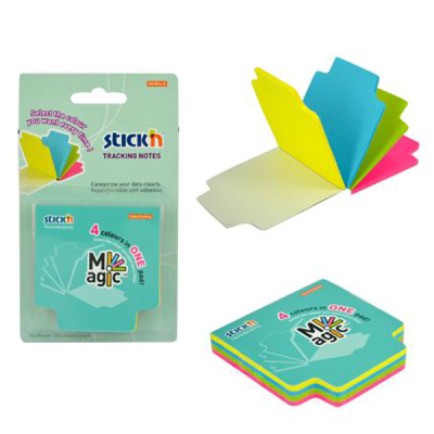 Stickn 70x70 Magıc 4 Neon Renk 100 Yaprak Panda Fotokopi & Baskı Merkezi