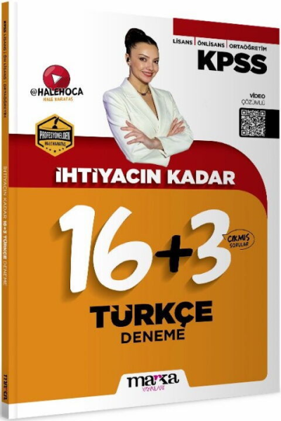 2026 KPSS İhtiyacın Kadar Hale Hoca Türkçe 19 Deneme Marka Yayınları Panda Fotokopi & Baskı Merkezi