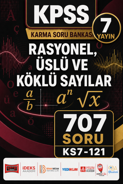 Rasyonel, Üslü ve Köklü Sayılar 7 Yayın 707 Soru Panda Fotokopi & Baskı Merkezi