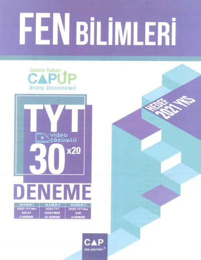 YKS TYT Fen Bilimleri 30x20 UP Deneme Video Çözümlü Panda Fotokopi & Baskı Merkezi