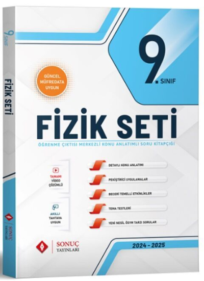 9. Sınıf Fizik Modüller Set Sonuç Yayınları Panda Fotokopi & Baskı Merkezi