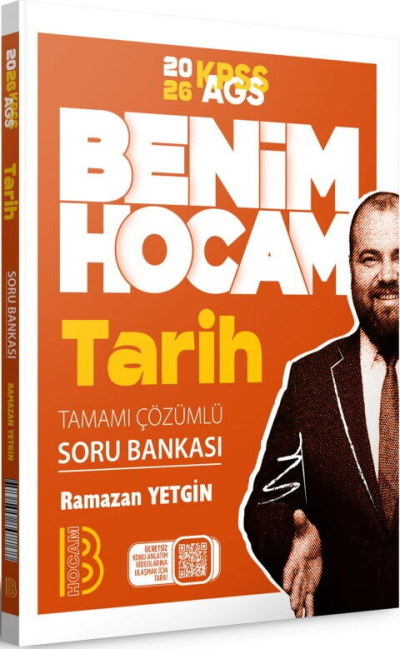 2026 KPSS AGS Tarih Tamamı Çözümlü Soru Bankası Benim Hocam Yayınları Panda Fotokopi & Baskı Merkezi